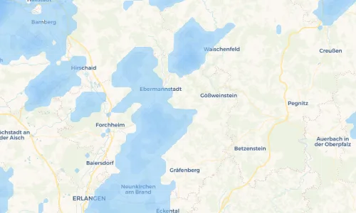 Regenradar Vorschaubild - Aktuelle Niederschläge in Urspring und Umgebung