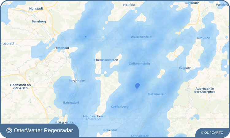 OtterWetter Regenradar-Widget Urspring