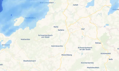Regenradar Vorschaubild - Aktuelle Niederschläge in Uschertsgrün und Umgebung