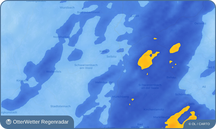 Wetter-Widget-Vorschau mit Vorhersagedaten für Uschertsgrün