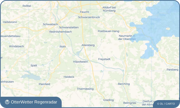 Wetter-Widget-Vorschau mit Vorhersagedaten für Uttenhofen