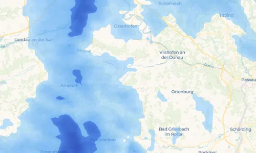 Regenradar Vorschaubild - Aktuelle Niederschläge in Uttigkofen und Umgebung