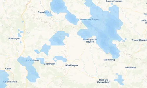Regenradar-Vorschau: aktuelle Niederschläge in Utzwingen und Umgebung