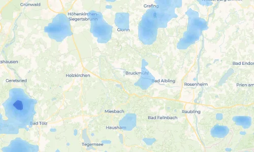 Regenradar Vagen: aktuelle Niederschläge in Vagen und Umgebung, Stand 23. Oktober 2026 um 10:05 Uhr