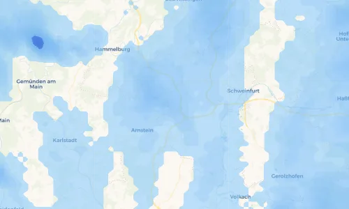 Regenradar Vorschaubild - Aktuelle Niederschläge in Vasbühl und Umgebung
