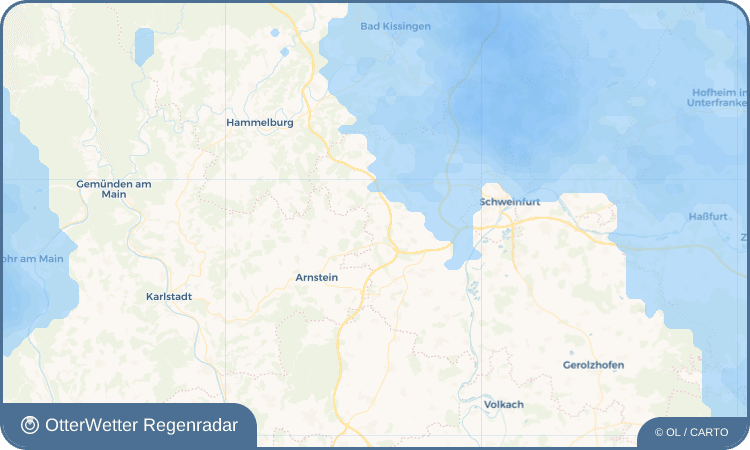 Wetter-Widget-Vorschau mit Vorhersagedaten für Vasbühl