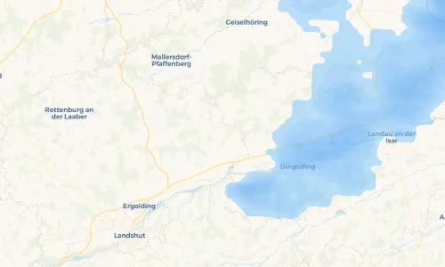 Regenradar Vorschaubild - Aktuelle Niederschläge in Veitsbuch und Umgebung