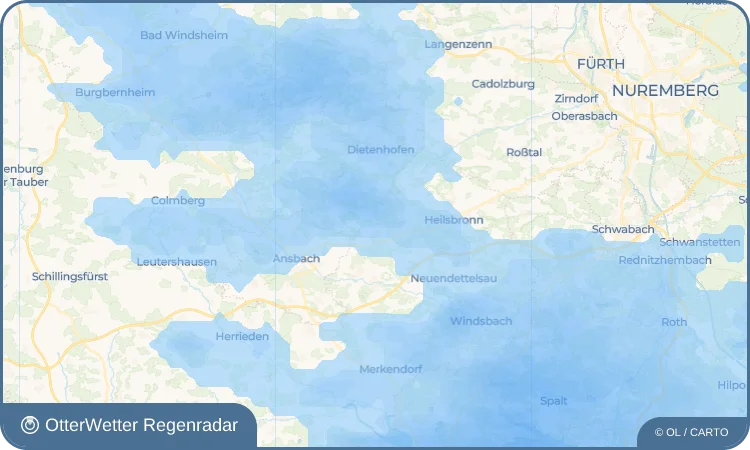 Widget-Vorschau für Vestenberg Wetter-Widget-Vorschau mit Vorhersagedaten für Vestenberg