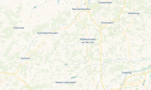 Regenradar Vieth: aktuelle Niederschläge in Vieth und Umgebung, Stand 30. Oktober 2026 um 18:45 Uhr