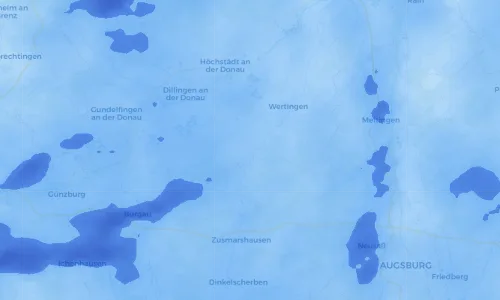 Regenradar Vorschaubild - Aktuelle Niederschläge in Villenbach und Umgebung