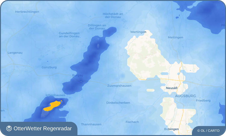 Wetter-Widget-Vorschau mit Vorhersagedaten für Violau