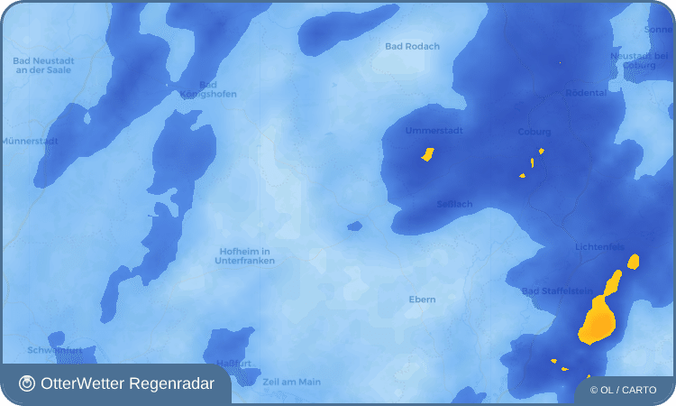 Wetter-Widget-Vorschau mit Vorhersagedaten für Voccawind