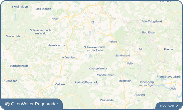OtterWetter Regenradar-Widget Völkenreuth
