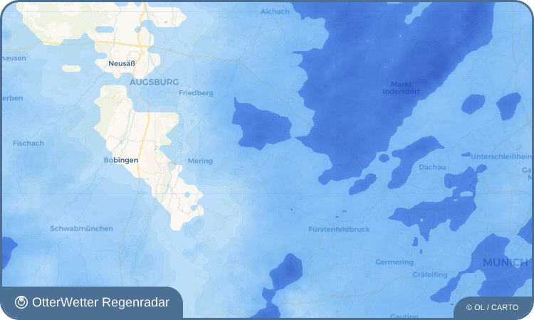 Wetter-Widget-Vorschau mit Vorhersagedaten für Vogach