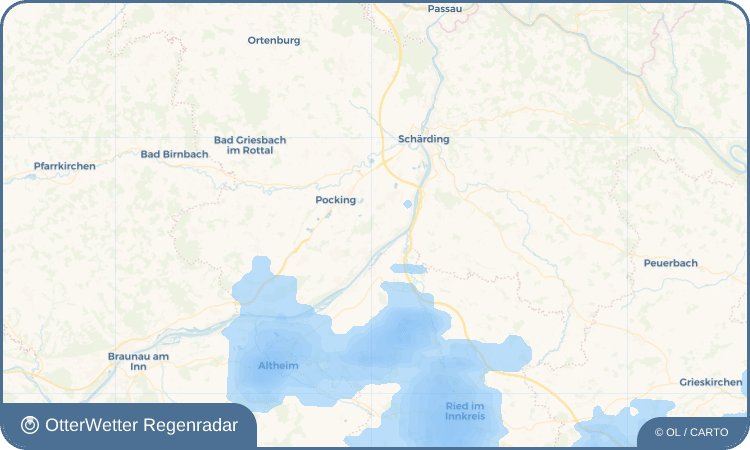 OtterWetter Regenradar-Widget Voglöd