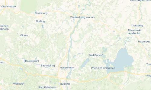 Regenradar Vorschaubild - Aktuelle Niederschläge in Vogtareuth und Umgebung