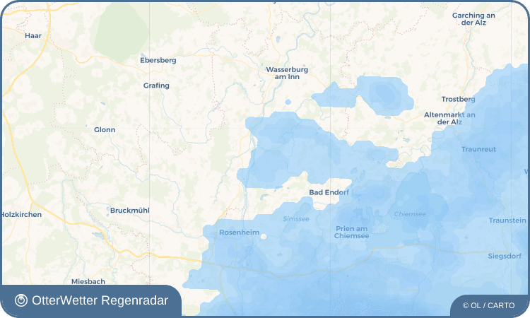 OtterWetter Regenradar-Widget Vogtareuth