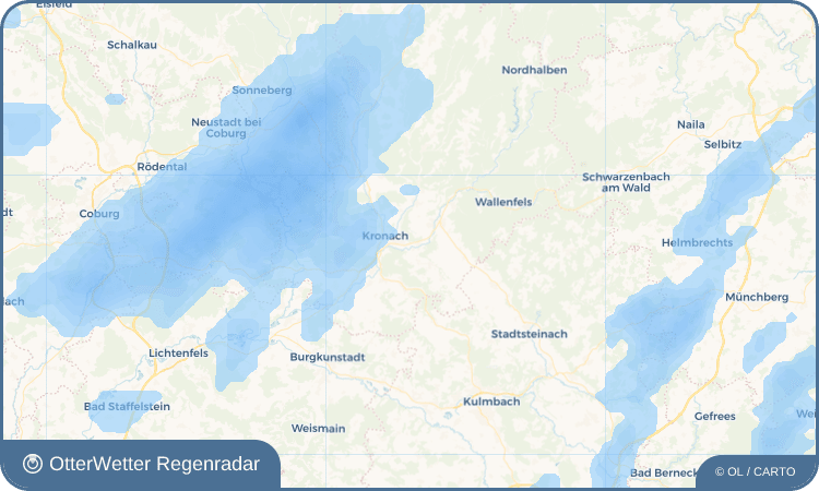 OtterWetter Regenradar-Widget Vogtendorf