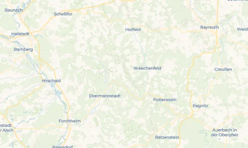 Regenradar Voigendorf: aktuelle Niederschläge in Voigendorf und Umgebung, Stand 28. Oktober 2026 um 1:35 Uhr
