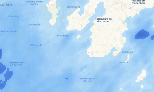 Regenradar Vorschaubild - Aktuelle Niederschläge in Volkenschwand und Umgebung