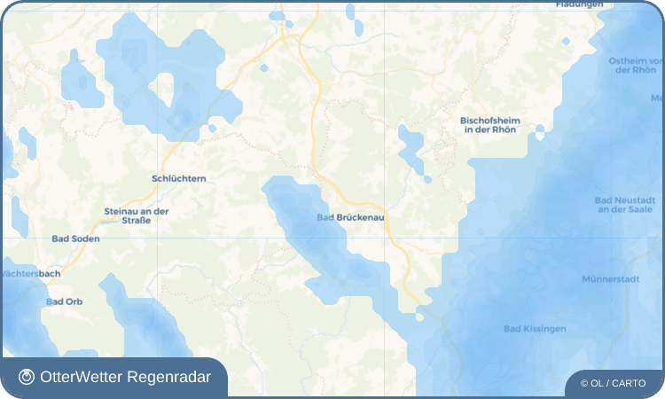 Wetter-Widget-Vorschau mit Vorhersagedaten für Volkers