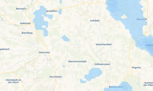 Regenradar Vorschaubild - Aktuelle Niederschläge in Volkmannsreuth und Umgebung