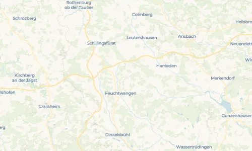 Regenradar-Vorschau: aktuelle Niederschläge in Vorderbreitenthann und Umgebung