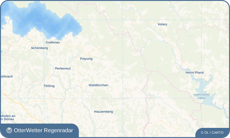 OtterWetter Regenradar-Widget Vorderfreundorf