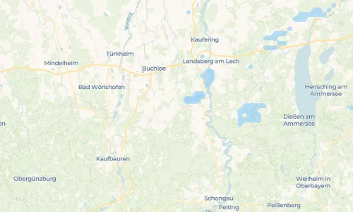 Regenradar Vorschaubild - Aktuelle Niederschläge in Waalhaupten und Umgebung