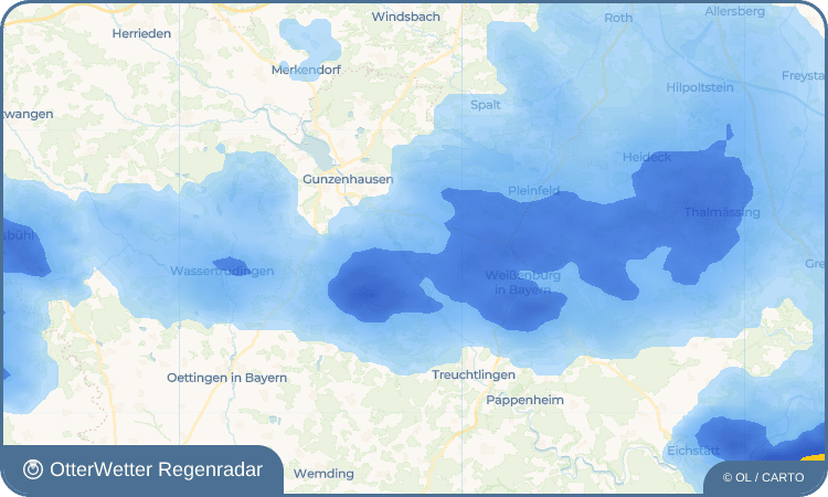 OtterWetter Regenradar-Widget Wachenhofen