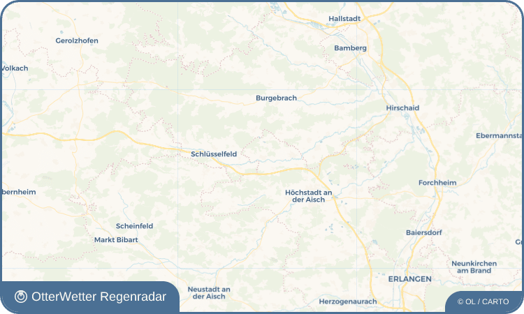 Widget-Vorschau für Wachenroth Wetter-Widget-Vorschau mit Vorhersagedaten für Wachenroth