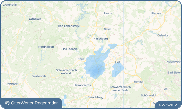 OtterWetter Regenradar-Widget Wacholderbusch