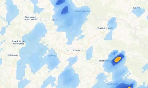 Regenradar Vorschaubild - Aktuelle Niederschläge in Wackerling und Umgebung
