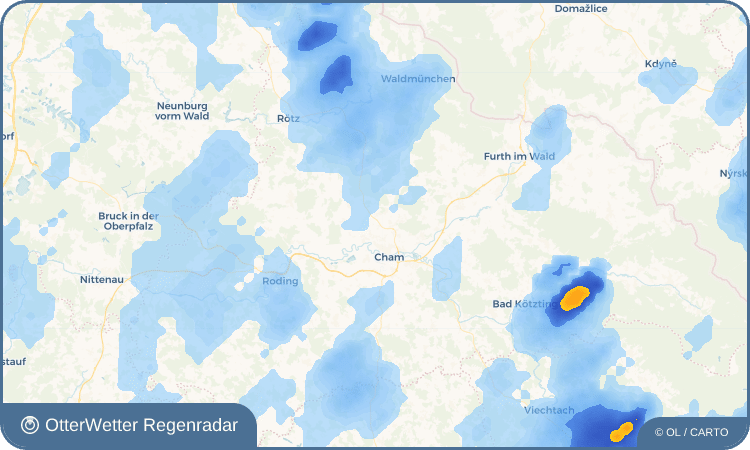OtterWetter Regenradar-Widget Wackerling