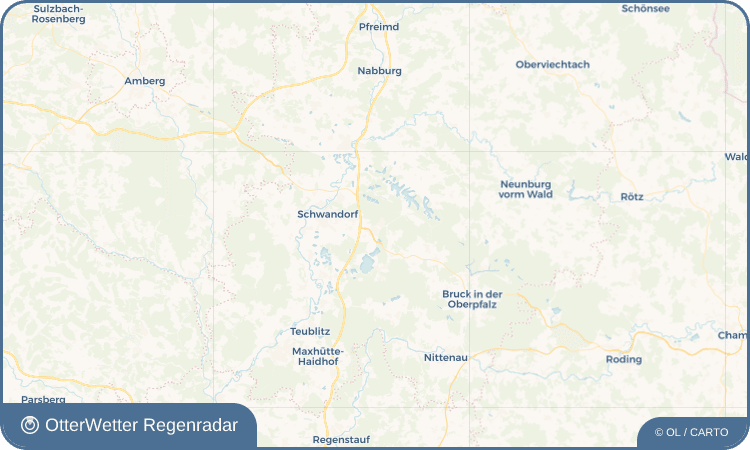 OtterWetter Regenradar-Widget Wackersdorf