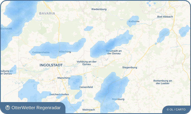 OtterWetter Regenradar-Widget Wackerstein