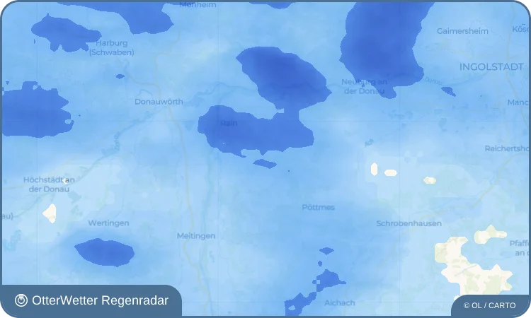 Widget-Vorschau für Wächtering Wetter-Widget-Vorschau mit Vorhersagedaten für Wächtering