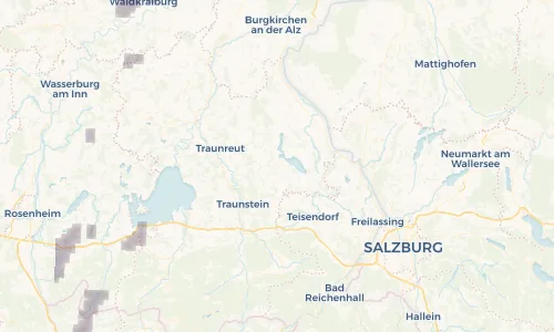 Regenradar Vorschaubild - Aktuelle Niederschläge in Waging am See und Umgebung