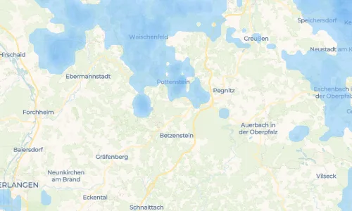 Regenradar Vorschaubild - Aktuelle Niederschläge in Waidach und Umgebung