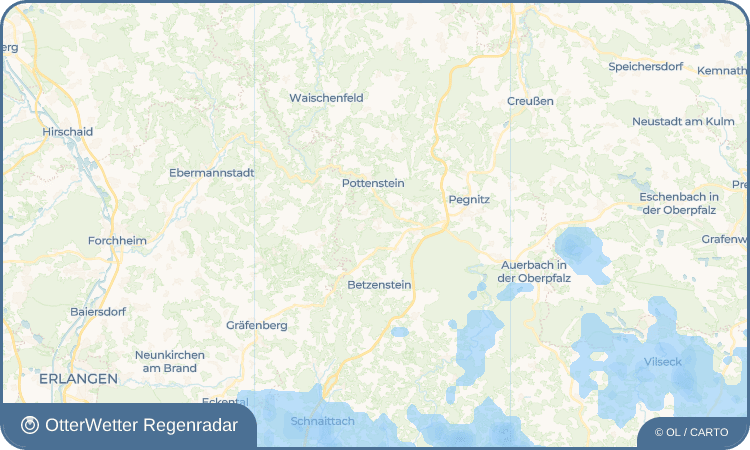 OtterWetter Regenradar-Widget Waidach