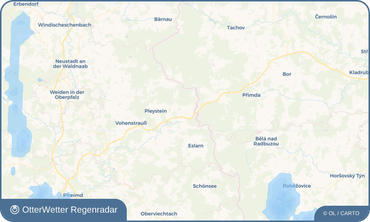 Wetter-Widget-Vorschau mit Vorhersagedaten für Waidhaus