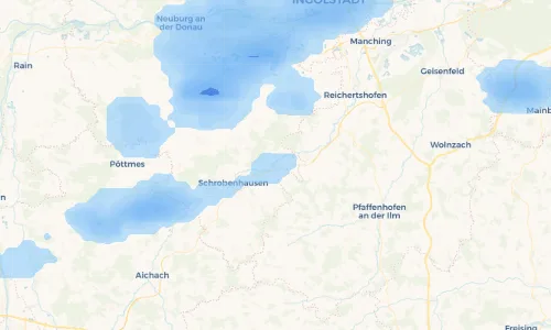 Regenradar Vorschaubild - Aktuelle Niederschläge in Waidhofen und Umgebung