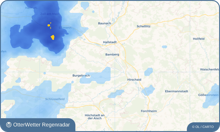 OtterWetter Regenradar-Widget Waizendorf