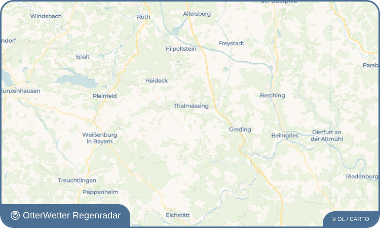OtterWetter Regenradar-Widget Waizenhofen