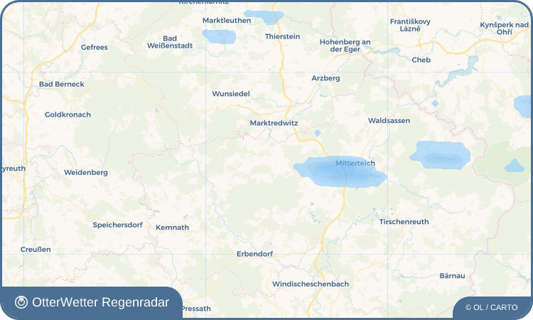 OtterWetter Regenradar-Widget Walbenreuth
