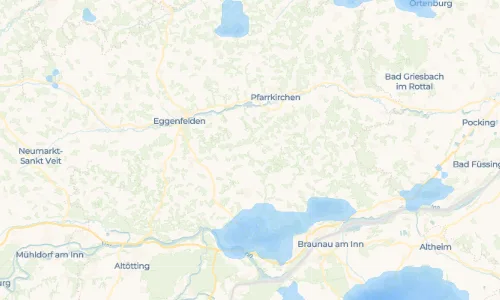 Regenradar Vorschaubild - Aktuelle Niederschläge in Walburgskirchen und Umgebung
