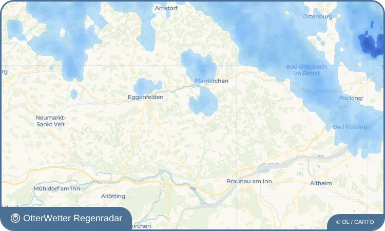Widget-Vorschau für Walburgskirchen Wetter-Widget-Vorschau mit Vorhersagedaten für Walburgskirchen