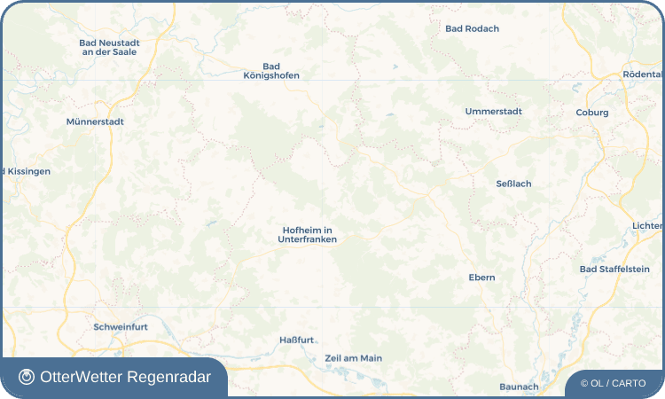 OtterWetter Regenradar-Widget Walchenfeld