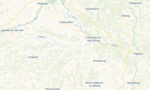 Regenradar Vorschaubild - Aktuelle Niederschläge in Walchsing und Umgebung