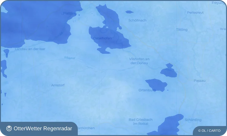 Widget-Vorschau für Walchsing Wetter-Widget-Vorschau mit Vorhersagedaten für Walchsing